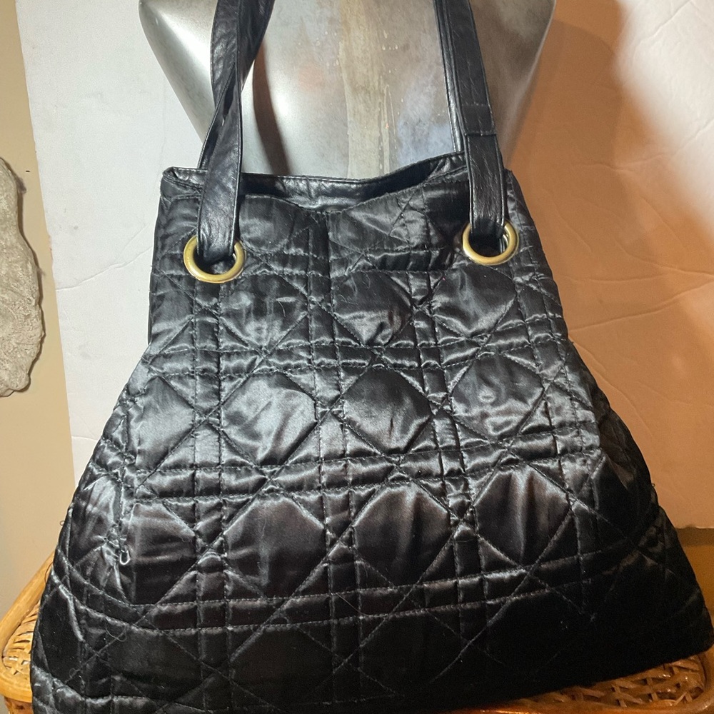 “BIG BUDDHA” Black Soft Sided Quilted Bag.